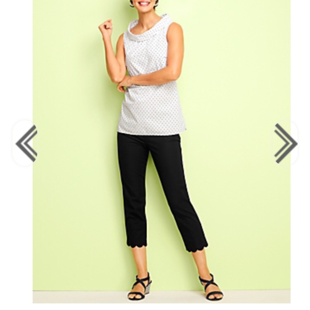 Black Talbots Chatham crop pants